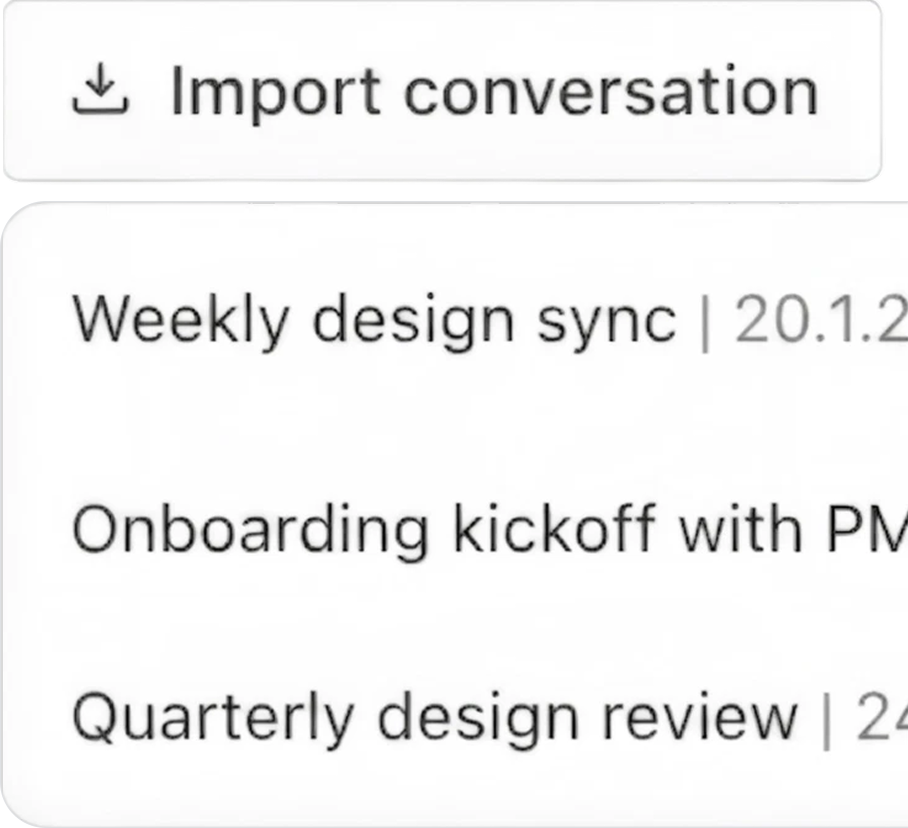 Fathom meeting synced into tasks